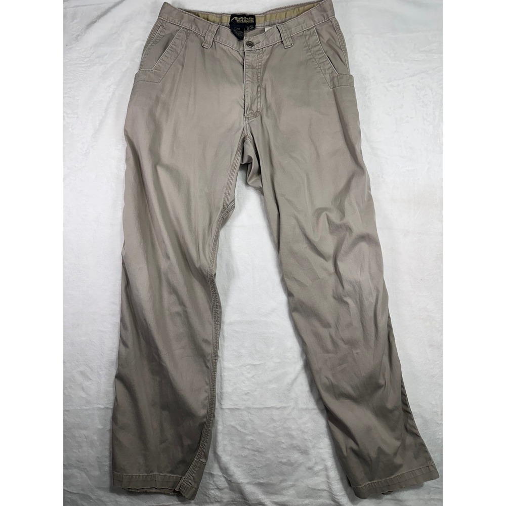 Mountain Khakis Lake Lodge Pant 33x32 Khaki Cotton Stretch Outdoor Mens - Picture 4 of 5
